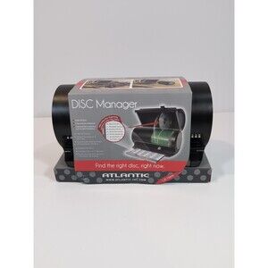 Atlantic Disc Manager 80 CD DVD Game Disc Storage Holder Organizer Selector NEW